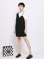 False Two Split-Joint Dress