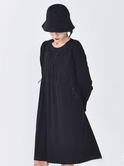 Women Slim Waist Loose Dress