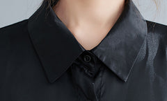 Loose Printed Split-Joint Maxi Dress