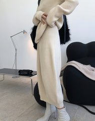 Women Irregular Loose Casual Long Skirt