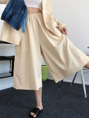High Waist Wide Leg Loose Trousers