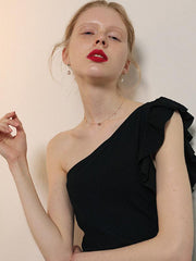 Star Imitation Pearls Earring