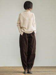 Loose Wide-leg Vintage Pants