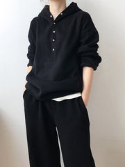 Women Hooded Sweater Casual Sports Suit