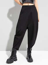 High Waist Slim Tapered Harem Pants