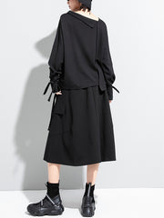 Women Bow Bottoming Long Sleeve Bottoming Shirt