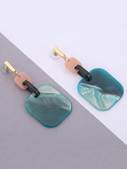 Fashion Designed Square Split-joint Earings