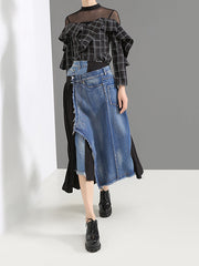 Original Empire Split-Joint Skirt