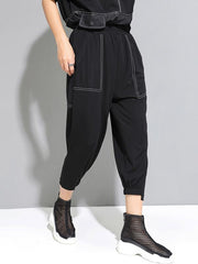 Casual Split-Joint Cropped Harem Pants
