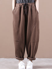 Loose Solid Harem Pants