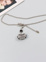 Punk Rhinestone Diamond Mini Belt Bag