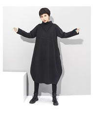 Women Personality Stitching Irregular Dress