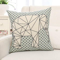 Geometric Elephant Printed Pillow Case