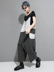 Fashion Split-joint Casual Pants Bottom