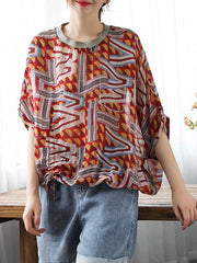 Original Printed Round-Neck T-Shirt Tops