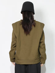 Fashion Spliced Casual Hoodie