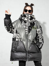 Leisure Loose Stitching Down Coat