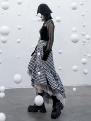 Original Irregularity A-Line Gauze Skirt