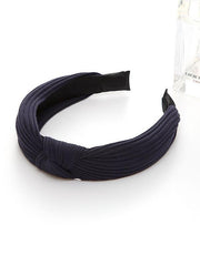 Solid Color Knot Headbands Hairband Hair Accessories Wide Side Hair Band