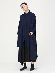 Original Chiffon Cropped Hemline Shirt