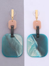 Fashion Designed Square Split-joint Earings