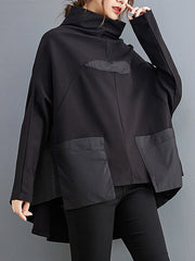 Long Sleeve Stitching Loose Sweatshirt