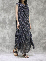 Two Pieces Artistic Retro Irregular Dress