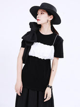 Original Two-Pieces Bishop Sleeve Round-Neck T-Shirt