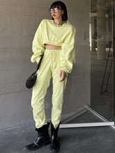 Casual Long Sleeve Round Neck Sports Suit