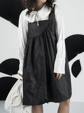 Stitching Solid Color Slim Sling Dress