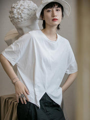 Casual Solid Original Split-Joint T-Shirt