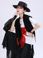 Original Solid Pleats High-Capacity Handbag