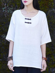 Cotton Linen Forg T-Shirt