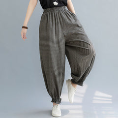 Printed High Waist Loose Casual Pants