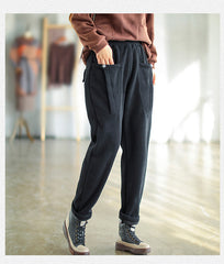 Winter Thicken Casual Harem Pants