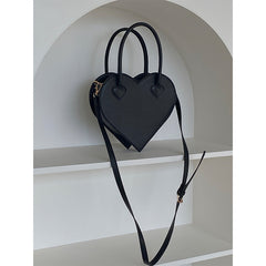 Retro Heart Shape Simple Handbag