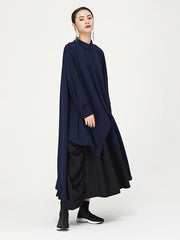 Original Chiffon Cropped Hemline Shirt