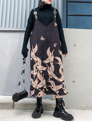 Women Printed Sleeveless Slim Dress