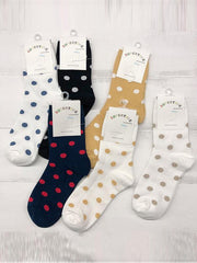 Polka Dot Cotton Socks