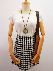 Artistic Retro Two Colors Clover Necklace