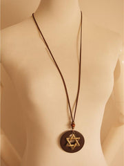 Vintage Ethnic Style Star Moon Long Necklace