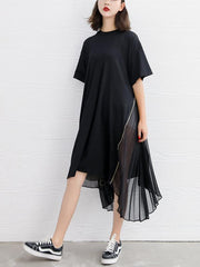Split-joint Zipper Long Dress