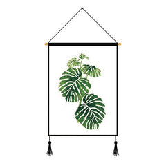 Creative Green Plants Printed Wall Hanging Decoration