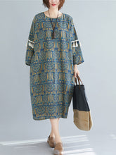 Long Sleeves Double Sleeves Midi Dress