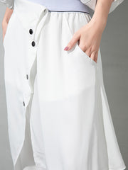 Irregular Solid Color Personalized Loose Casual Pants