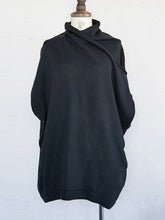 Casual Irregular Solid Color Pleated Heaps Collar Short Sleeves T-Shirt