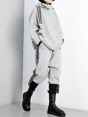 Women Thick Striped Casual Pants