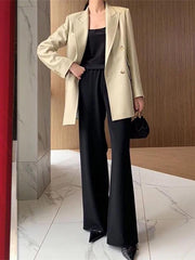 Solid Color Loose Casual Wide Leg Pants