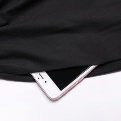 Women Straight Loose High Waist Pleated Wide Leg Casual Pants