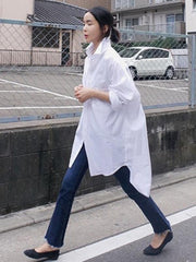 Loose Comfortable BF White Shirt